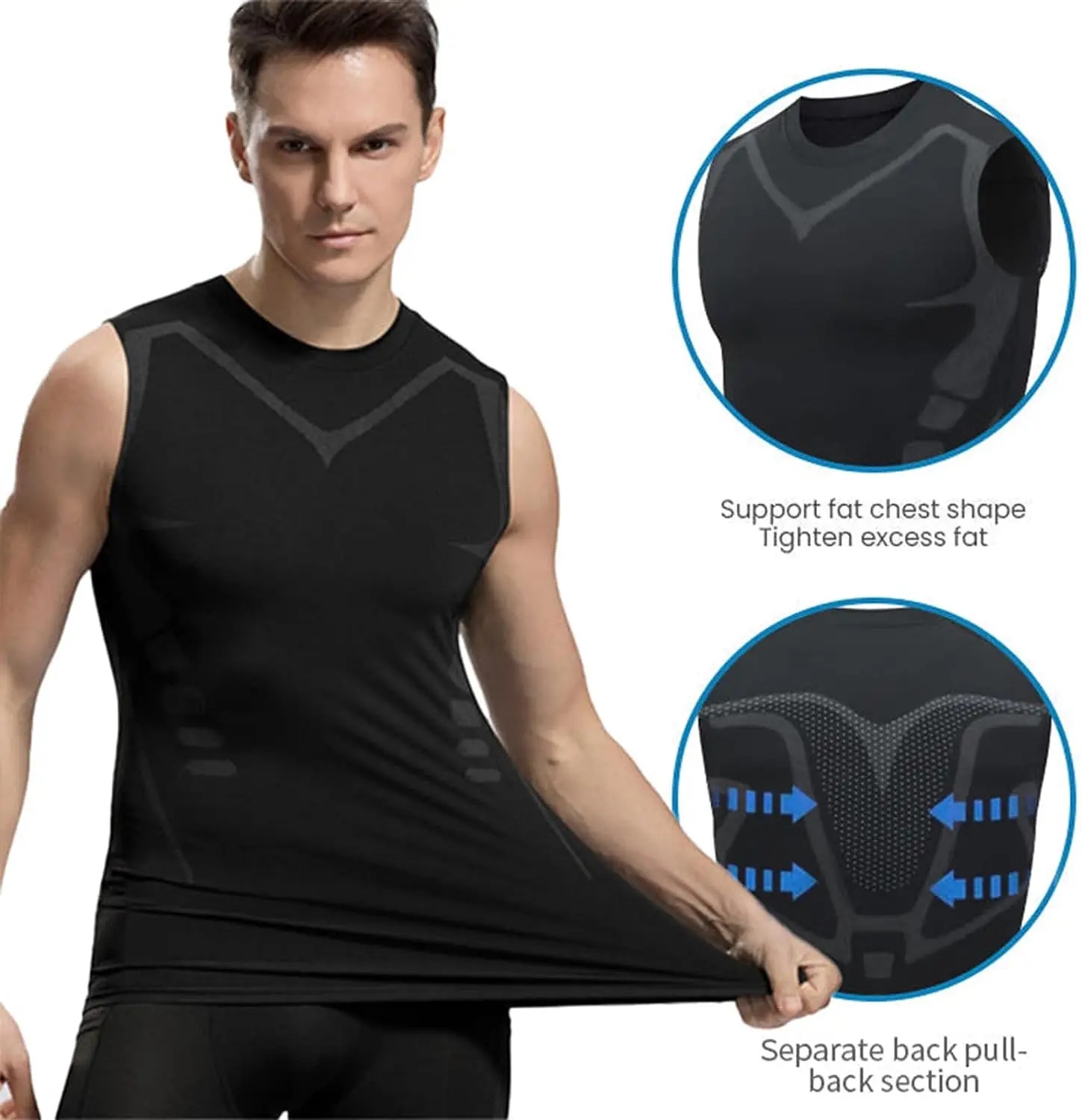 Compression Tank Top Mens Gym  - đánh giá và giá Tank Top Muscle