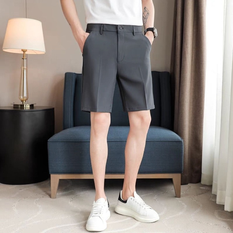 Men's Slim Fit Suit Shorts Sum - đánh giá và giá Shorts Chino Slim