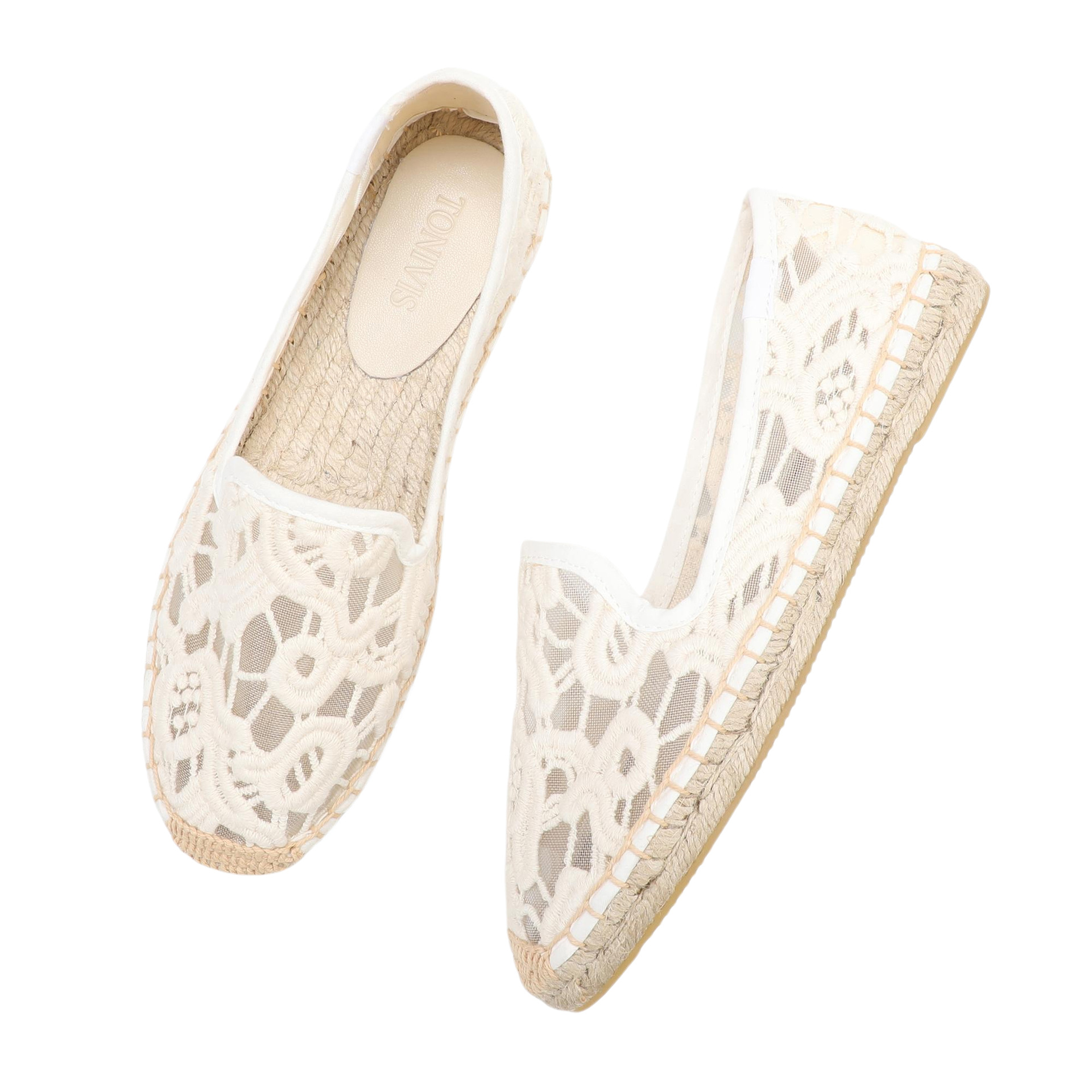 Women Lace Espadrilles Flats S - đánh giá và giá Espadrille Slip On