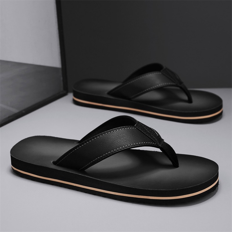 Men's Vintage Washed Faux Leat - đánh giá và giá Flip Flop Leather Men