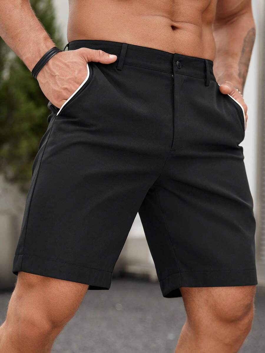 Men's Contrast Trim Chino Shor - đánh giá và giá Shorts Chino Slim