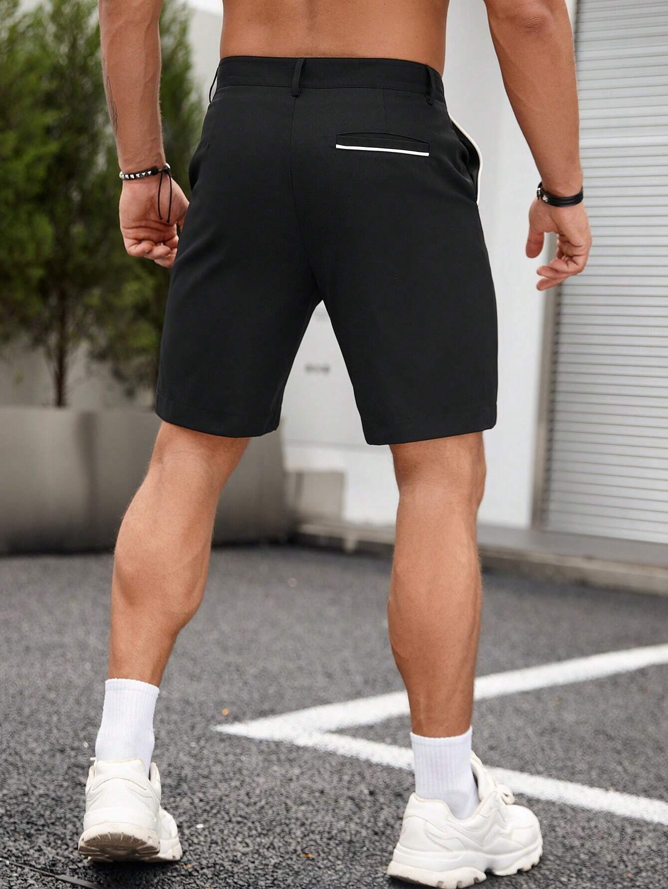 Men's Contrast Trim Chino Shor - đánh giá và giá Shorts Chino Slim