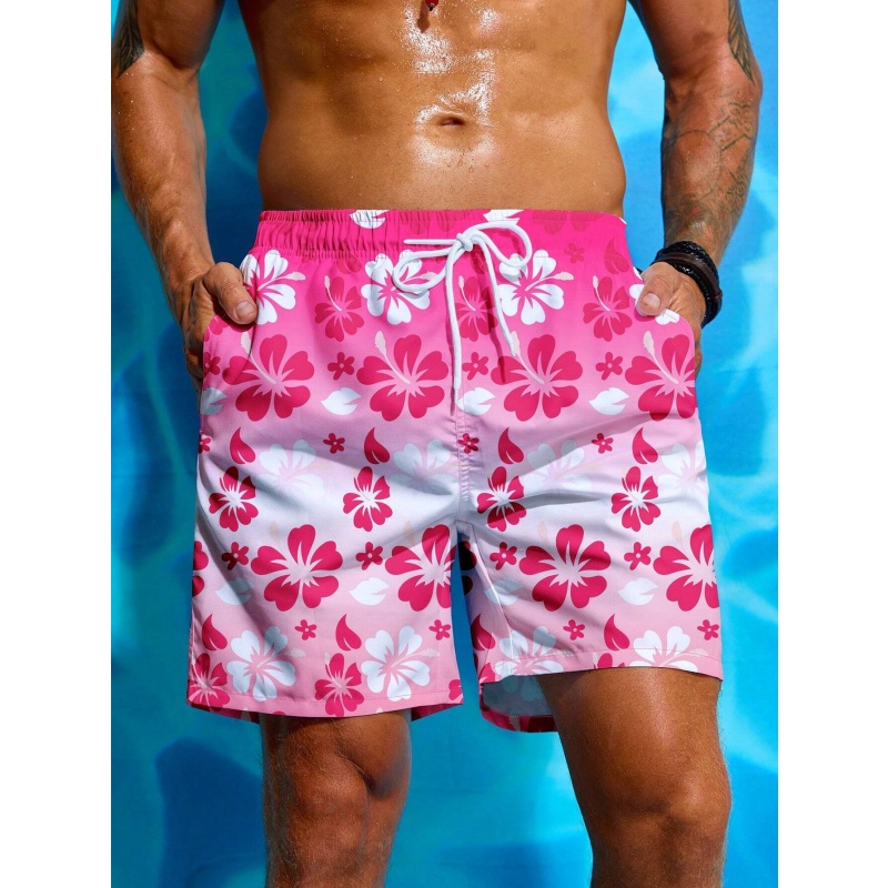 Colorful Flower Graphic Swim T - đánh giá và giá Trunks Board Surf