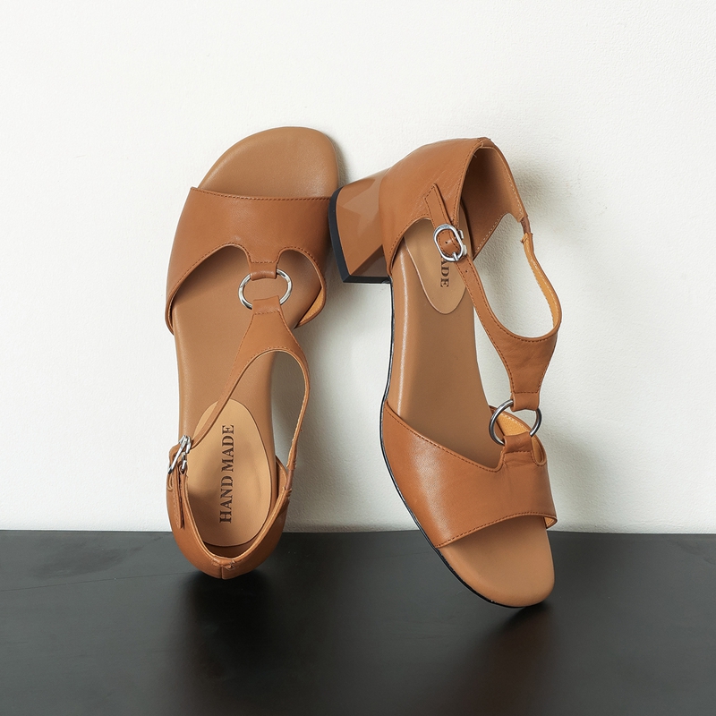 Women's new summer leather cow - đánh giá và giá Casual Sandal Leather