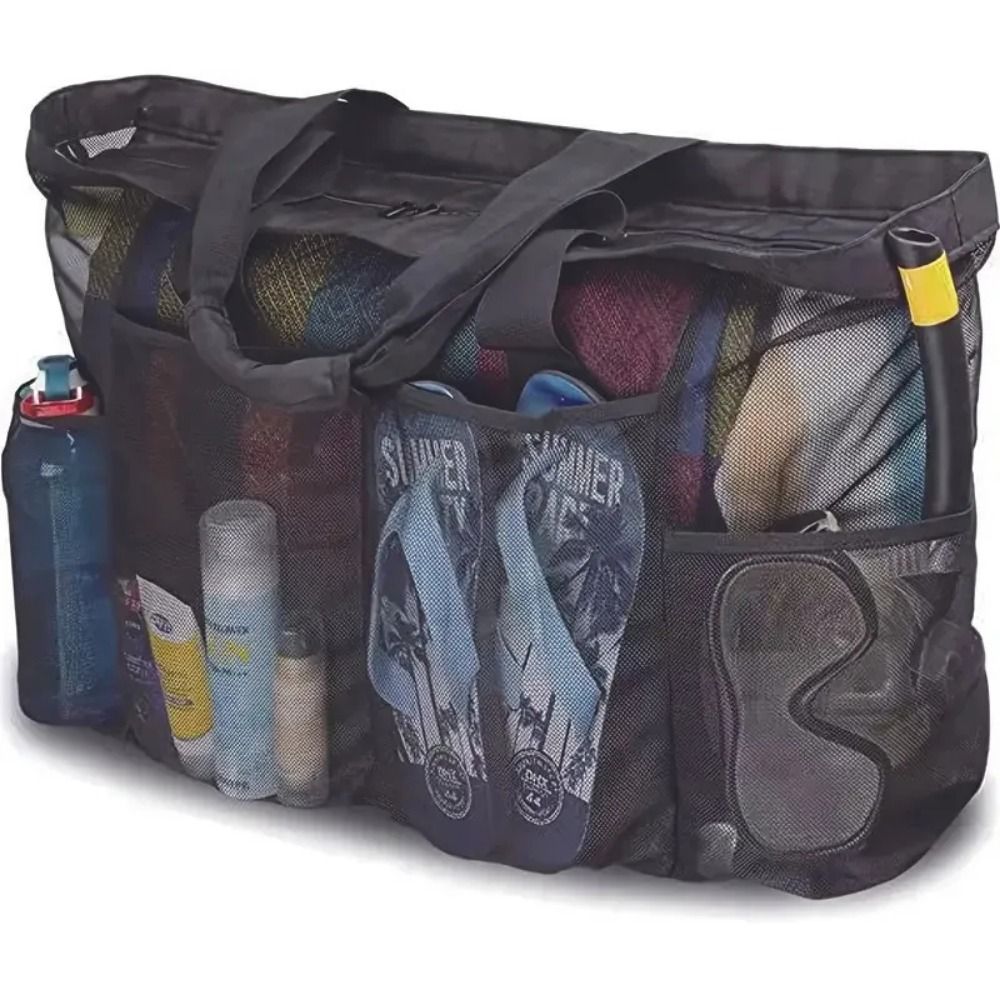 Large-Capacity Mesh Beach Hand - đánh giá và giá Beach Towel Large