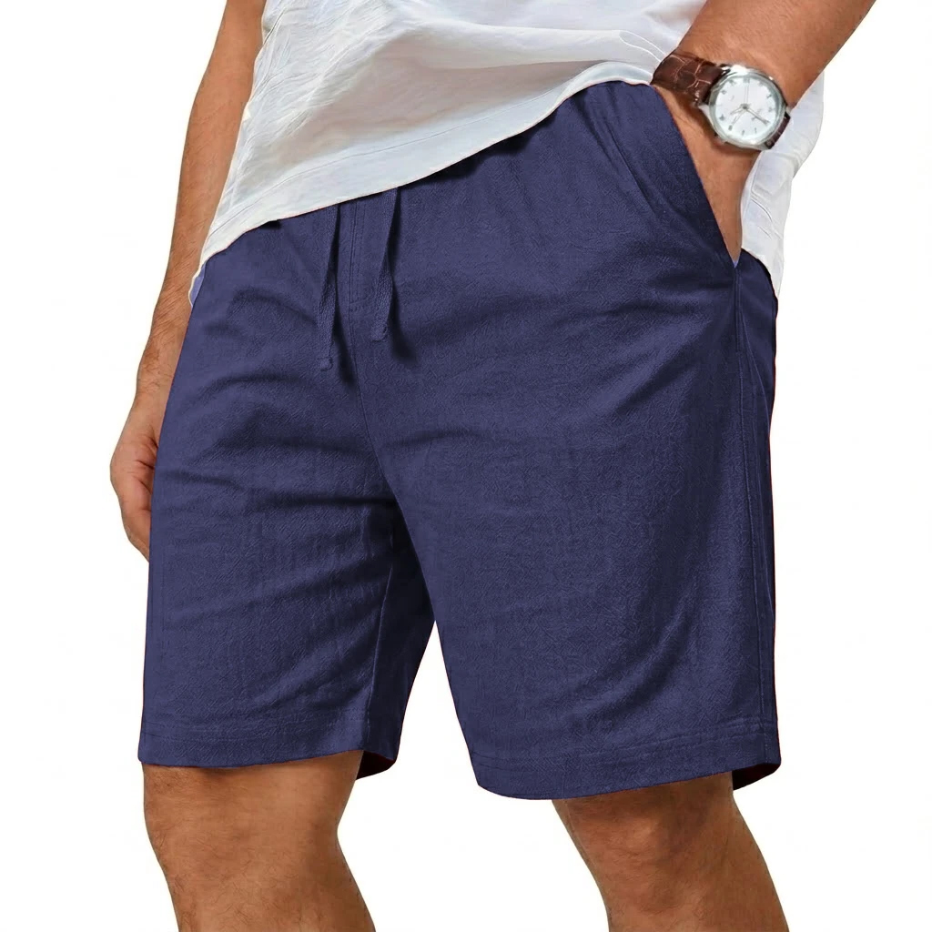 Oversized Cotton Linen Shorts  - đánh giá và giá Short Linen Drawstring