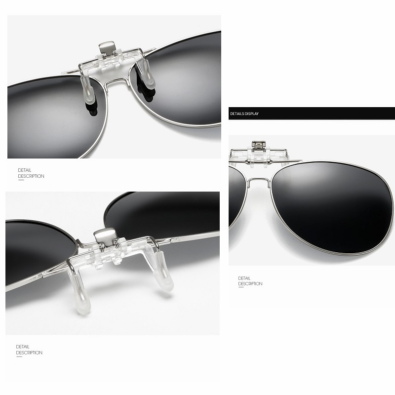 Kính Mát Phân Cực Ống Kính Kẹp - đánh giá và giá Sunglasses Aviator Polarized