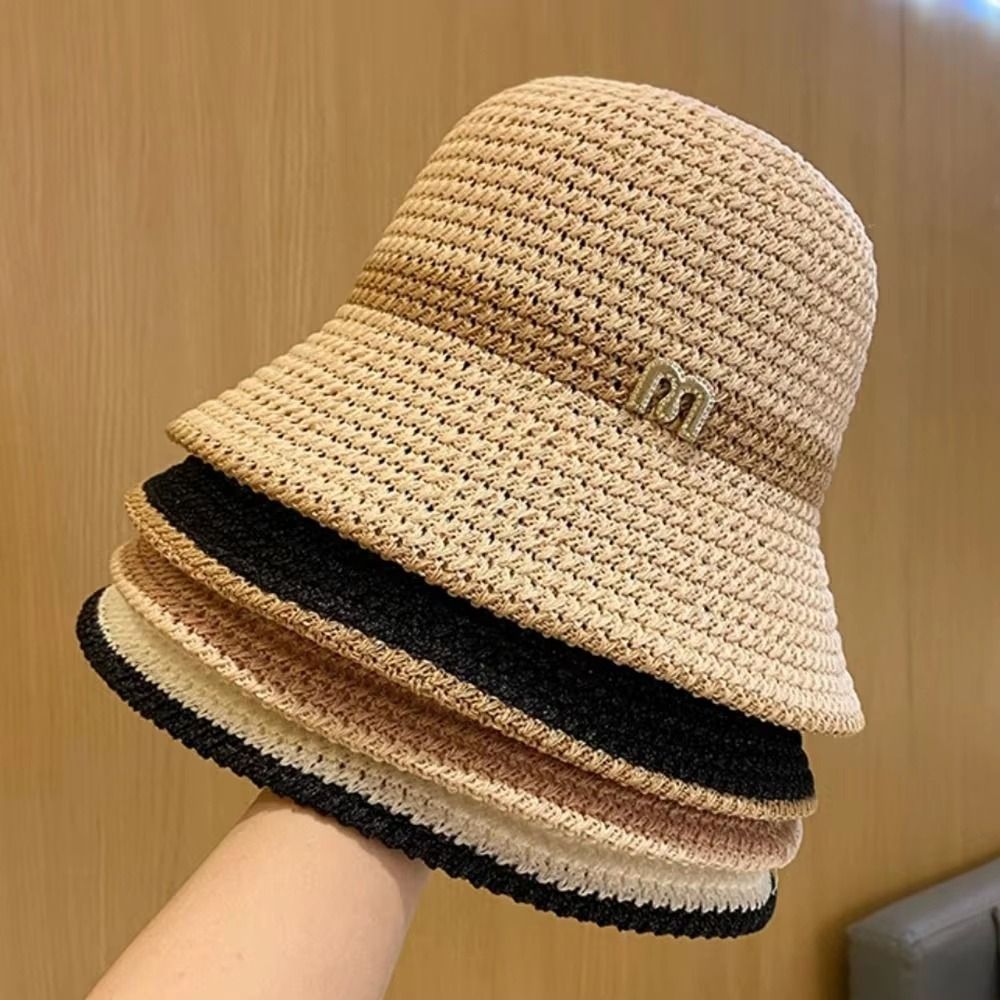 Fashion Elegant Bow Fisherman  - đánh giá và giá Bucket Hat Straw