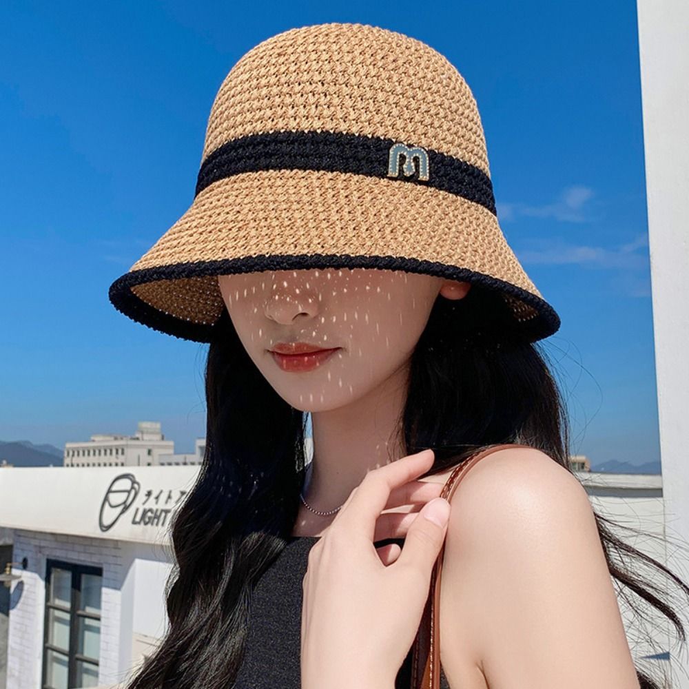 Fashion Elegant Bow Fisherman  - đánh giá và giá Bucket Hat Straw
