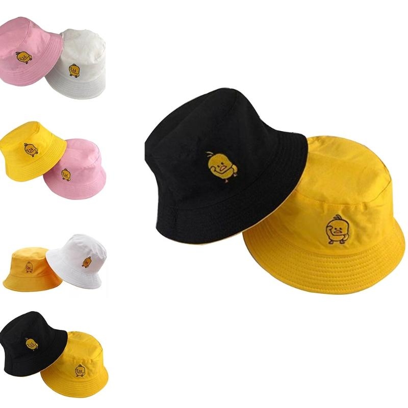 Nam Nữ Mùa Hè Vịt Vàng Thêu Nó - đánh giá và giá Packable Hat Nylon