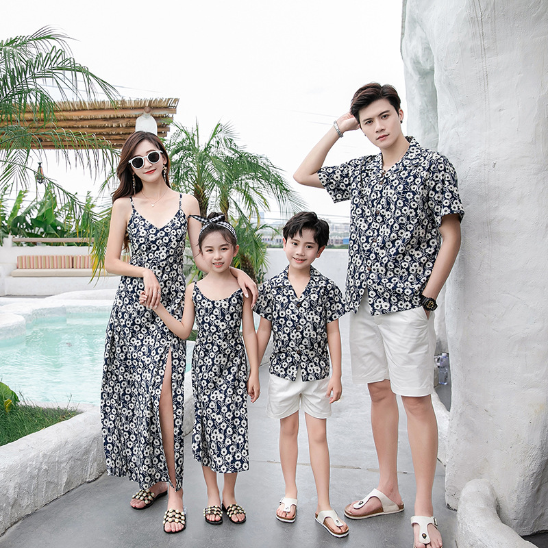 Family Matching Outfit Floral  - đánh giá và giá Resort Shirt Floral