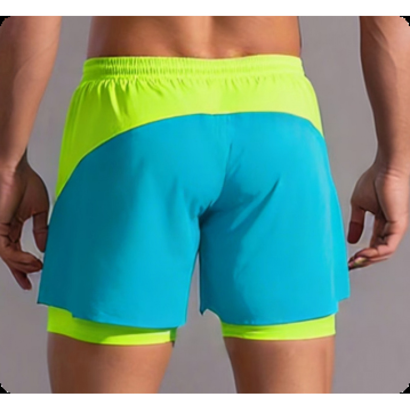 Men'S Two-In-One Double Layer  - đánh giá và giá Trunks Board Surf