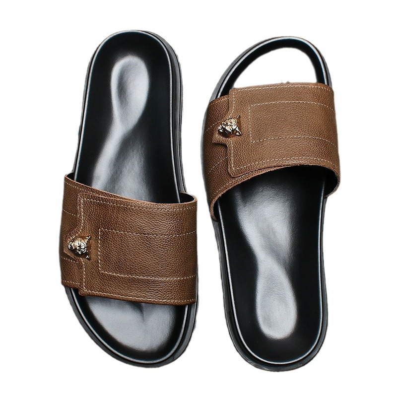 2025 New Genuine Leather Slipp - đánh giá và giá Flip Flop Leather Men