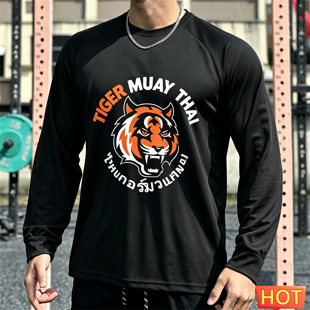 Muay Thai Men's Long sleeved T - đánh giá và giá Tee Graphic Print