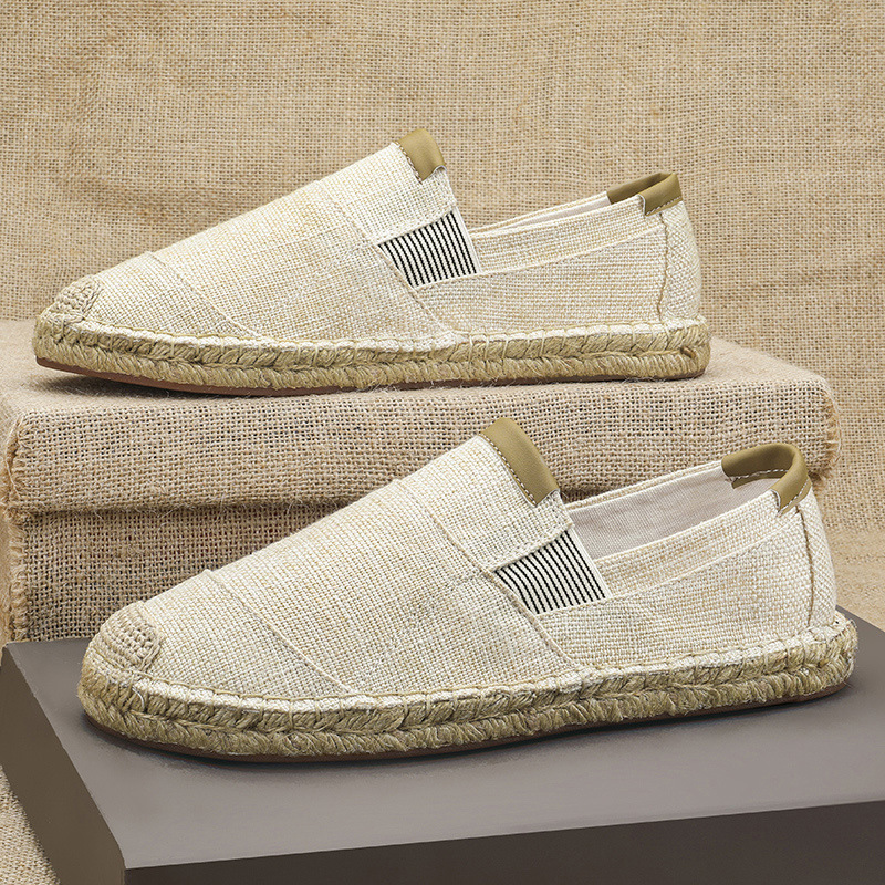 2025New Men Linen Casual Shoes - đánh giá và giá Espadrille Slip On