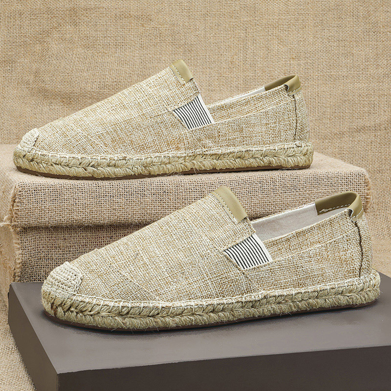 2025New Men Linen Casual Shoes - đánh giá và giá Espadrille Slip On