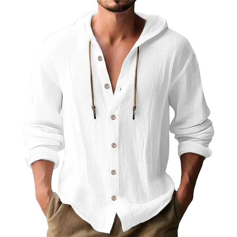 Men's solid color casual long- - đánh giá và giá Short Linen Drawstring
