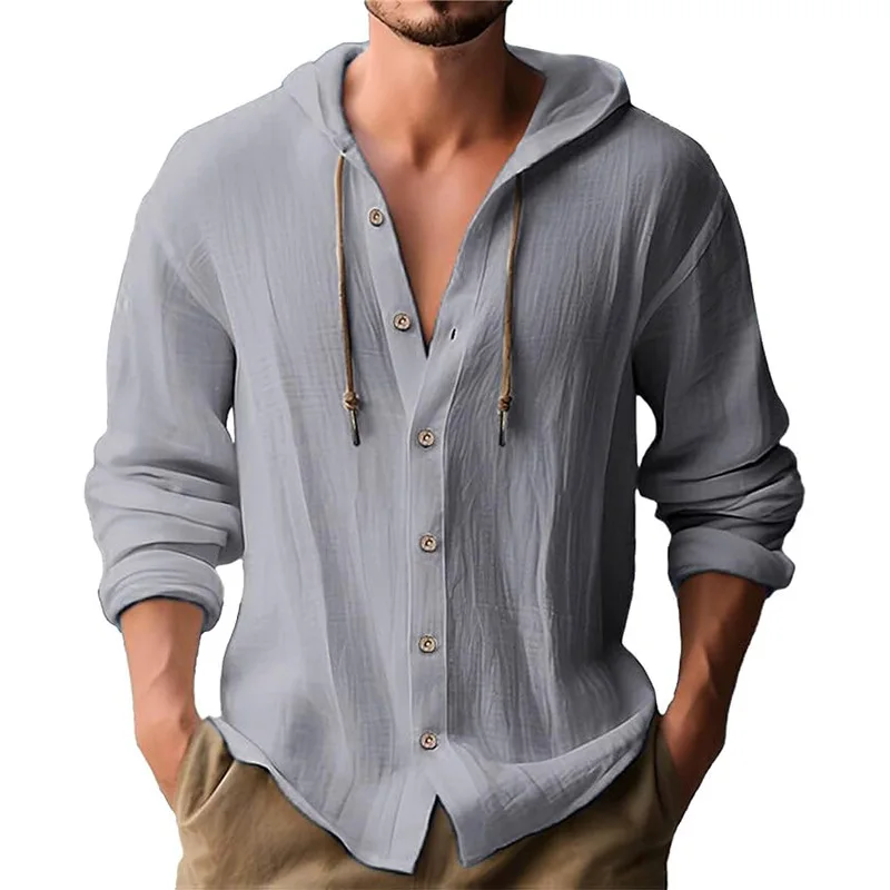Men's solid color casual long- - đánh giá và giá Short Linen Drawstring