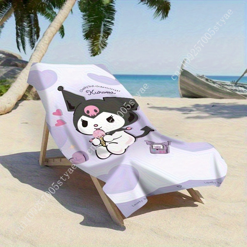 Kuromi Beach Towel A Playful a - đánh giá và giá Beach Towel Large