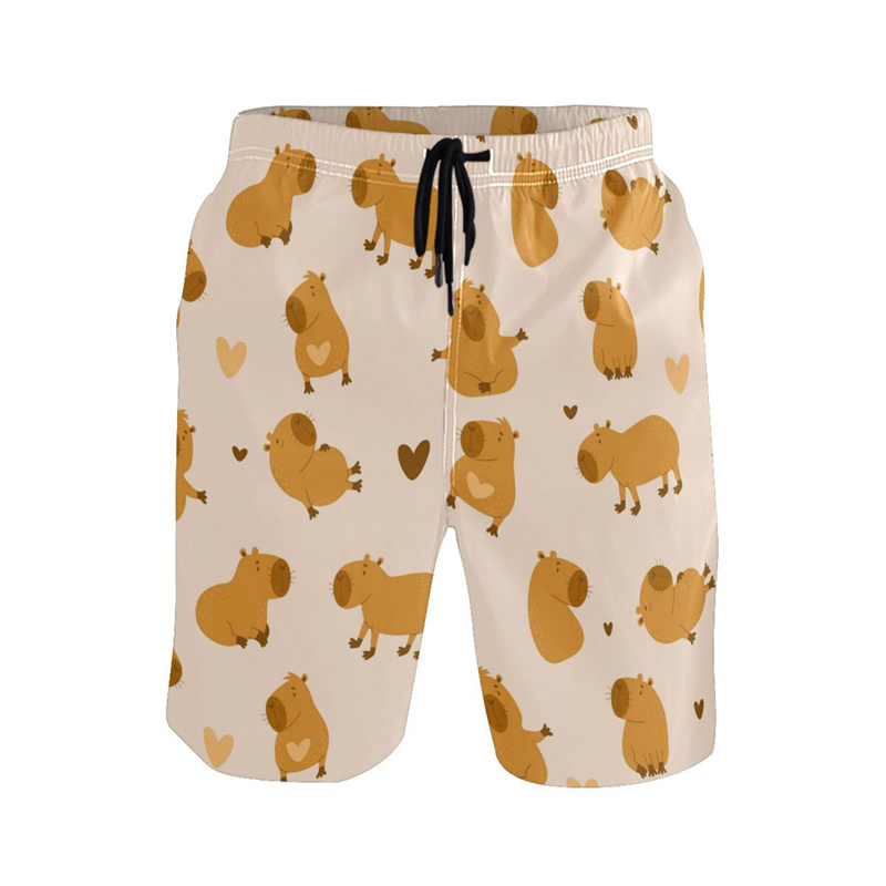 Cartoon Animal 3d Print Capyba - đánh giá và giá Trunks Board Surf
