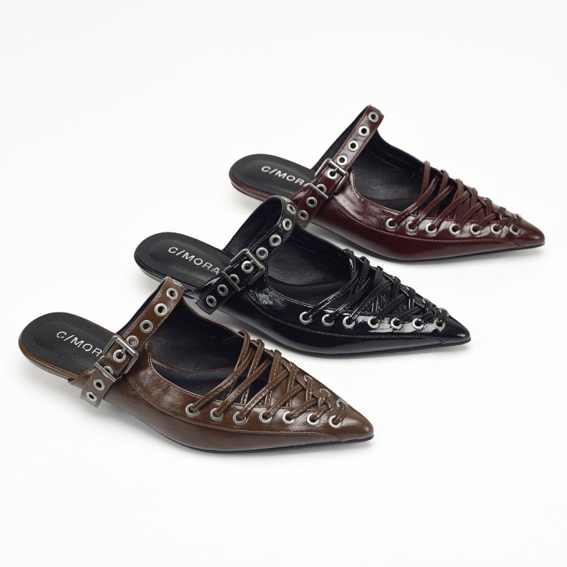 Pointed Toe Lace Up Women Slip - đánh giá và giá Casual Sandal Leather