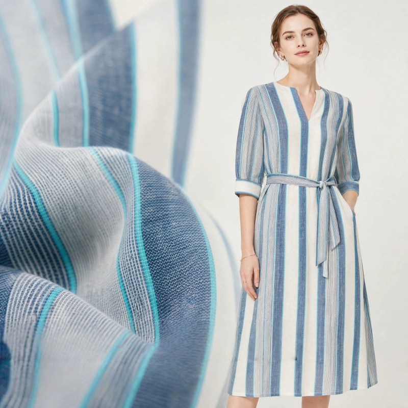 2Yards Fresh and artistic Blue - đánh giá và giá Linen Shirt Breathable