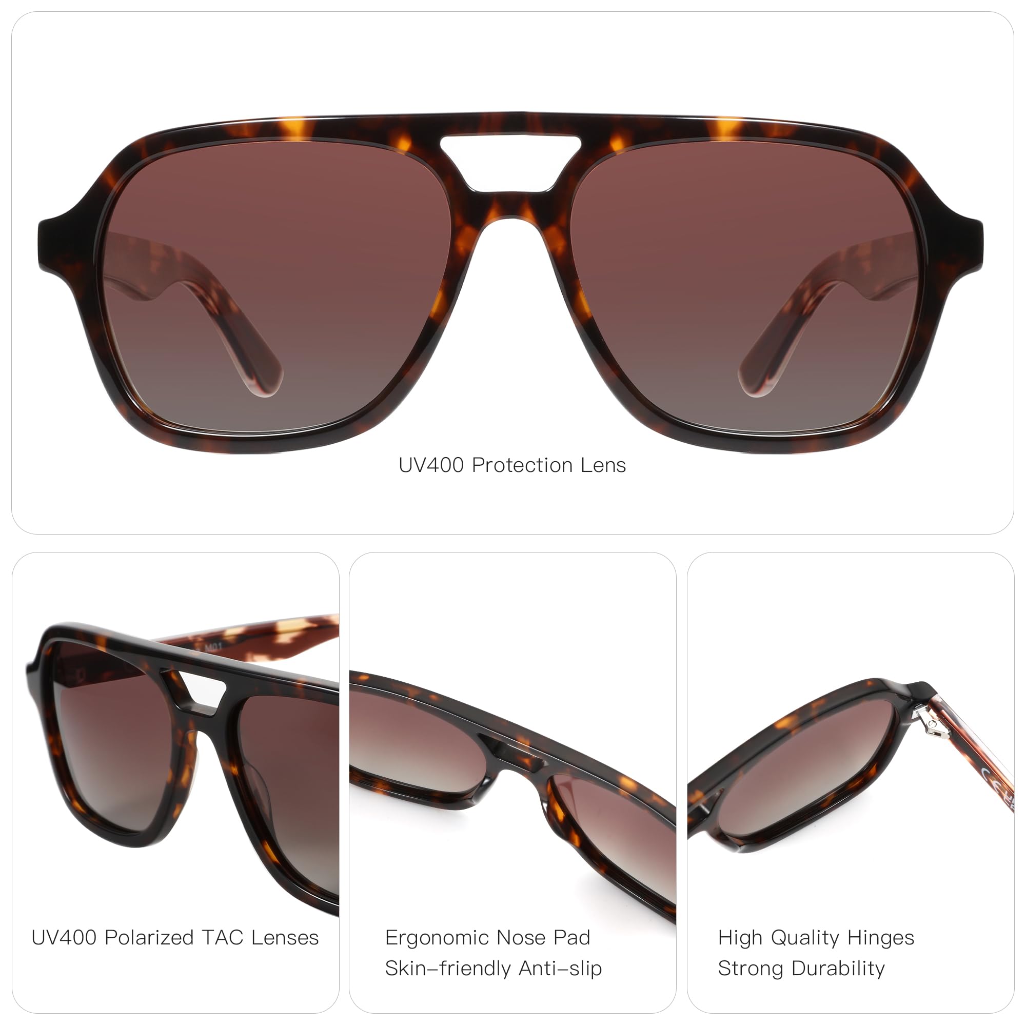 ZENOTTIC Retro Aviator Sunglas - đánh giá và giá Sunglasses Aviator Polarized